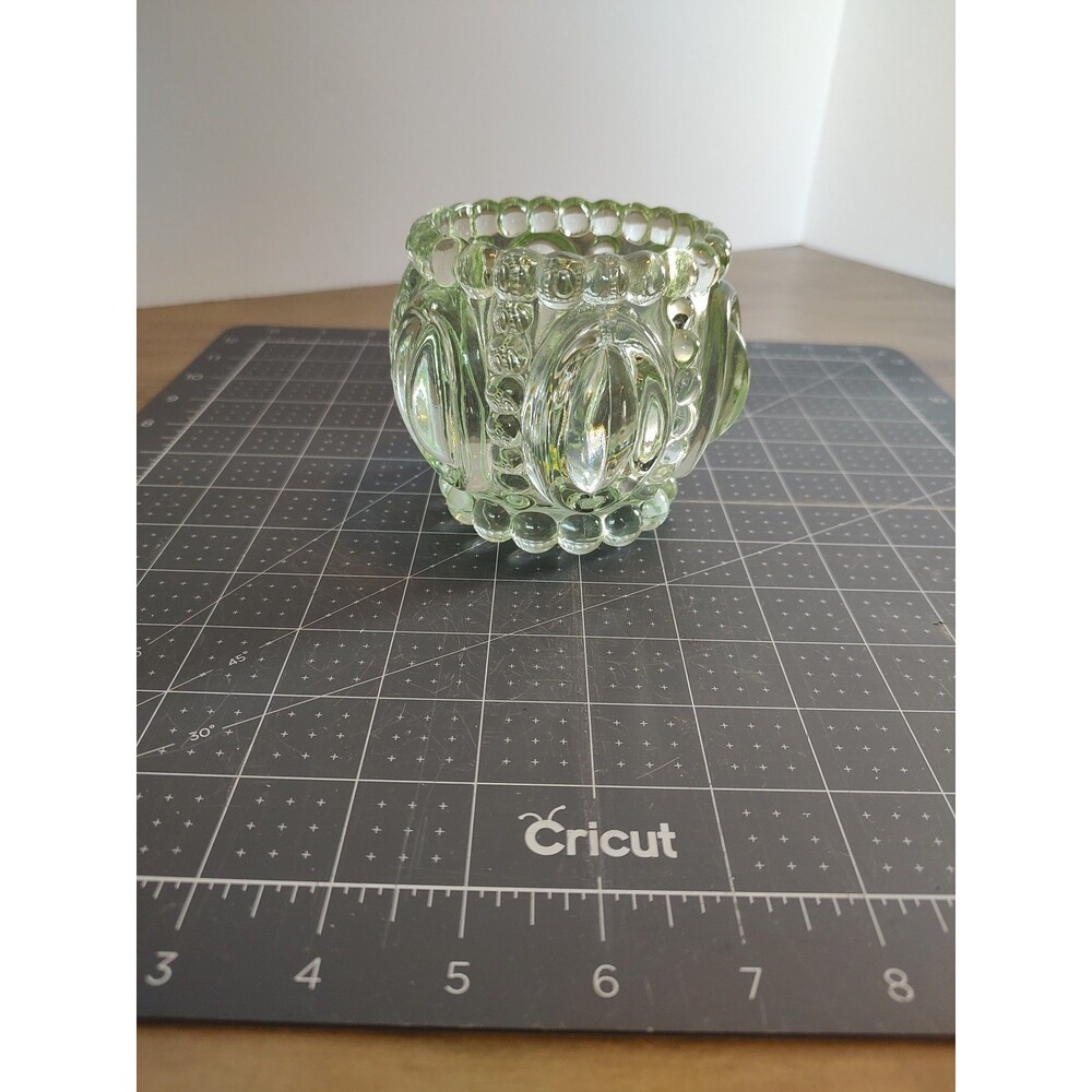 Vintage Bubble Boopie Light Green Candle Holder Votive